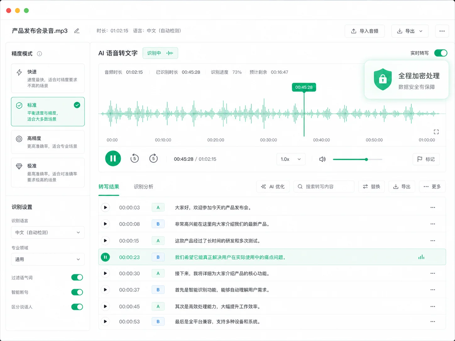 Studio-Grade Audio